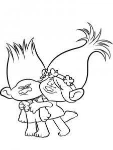 Trolls coloring page 12 - Free printable