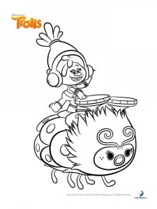 Trolls coloring page 15 - Free printable