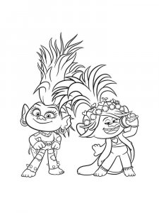 Trolls coloring page 21 - Free printable