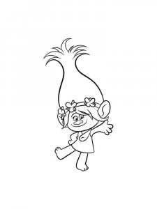Trolls coloring page 22 - Free printable