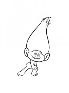 Trolls coloring page 26 - Free printable
