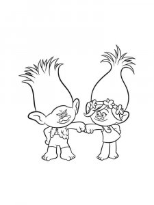Trolls coloring page 29 - Free printable