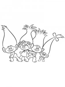Trolls coloring page 30 - Free printable