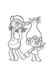Trolls coloring page 35 - Free printable