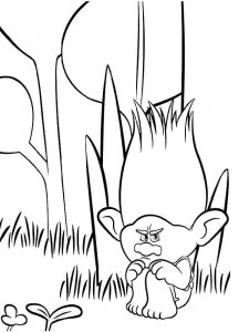 Trolls coloring page 6 - Free printable