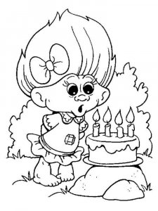 Trolls coloring page 7 - Free printable