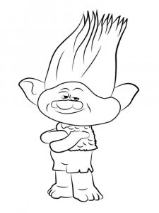 Trolls coloring page 8 - Free printable