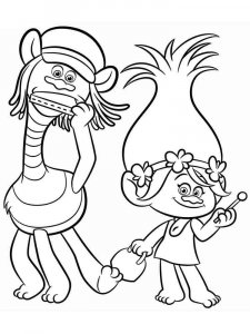 Trolls coloring page 9 - Free printable