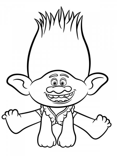 Trolls coloring pages