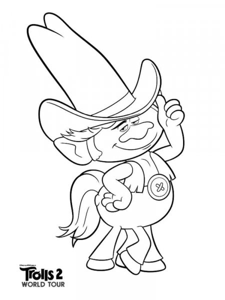 Trolls coloring pages