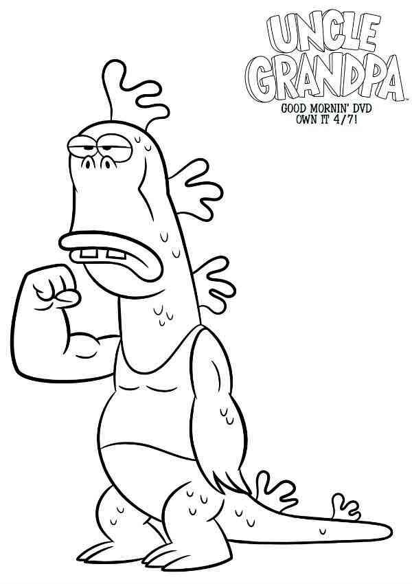 Uncle grandpa coloring pages. Free Printable Uncle grandpa coloring pages.