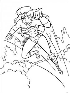 Wonder Woman coloring page 12 - Free printable