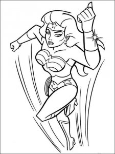 Wonder Woman coloring page 13 - Free printable
