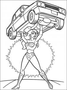 Wonder Woman coloring page 17 - Free printable