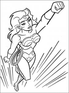 Wonder Woman coloring page 20 - Free printable