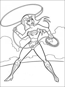 Wonder Woman coloring page 21 - Free printable