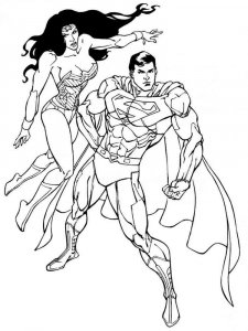 Wonder Woman coloring page 23 - Free printable