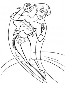 Wonder Woman coloring page 7 - Free printable