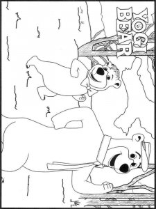Yogi Bear coloring page 20 - Free printable