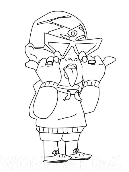 Bad Bunny coloring pages