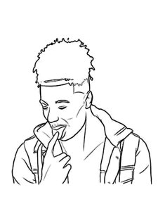 Blueface coloring page 2 - Free printable