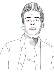 Charlie Puth coloring page 3 - Free printable