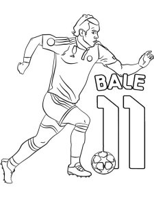 Gareth Bale coloring page 1 - Free printable