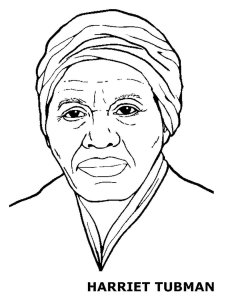 Harriet Tubman coloring page 2 - Free printable