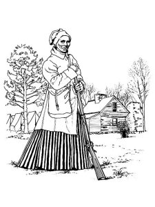 Harriet Tubman coloring page 7 - Free printable