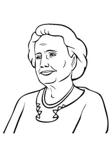 Helen Keller coloring page 7 - Free printable