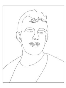 Jake Paul coloring page 3 - Free printable