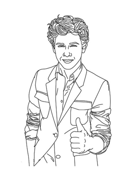 Jonas Brothers coloring pages