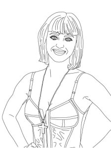 Katy Perry coloring page 9 - Free printable
