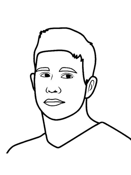 Kevin De Bruyne coloring pages