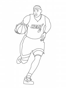 Kevin Durant coloring page 6