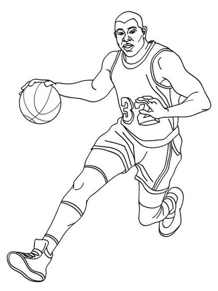 LeBron James coloring pages - Free Printable