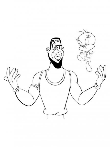 LeBron James coloring pages