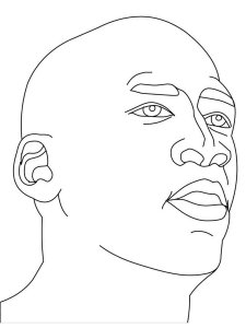 Michael Jordan coloring page 2 - Free printable