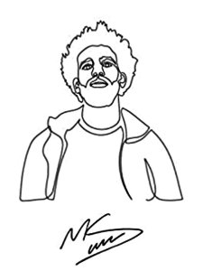 Mohamed Salah coloring page 1 - Free printable