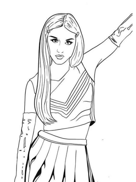 Olivia Rodrigo coloring pages