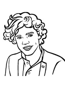 One Direction coloring page 6 - Free printable