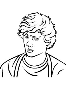 One Direction coloring page 7 - Free printable