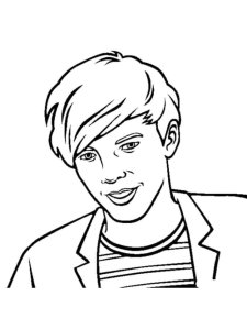 One Direction coloring page 8 - Free printable