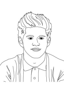 One Direction coloring page 9 - Free printable