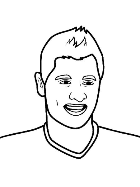 Robert Lewandowski coloring pages