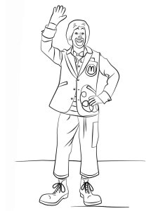 Ronald McDonald coloring page 6 - Free printable