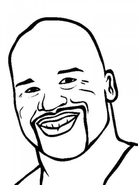 Shaquille Oneal Coloring Pages