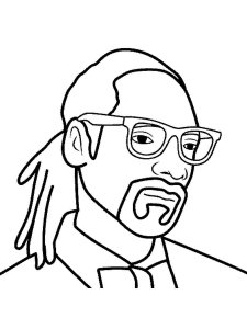 Snoop Dogg coloring page 6 - Free printable