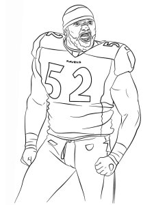 Tom Brady coloring page 1 - Free printable