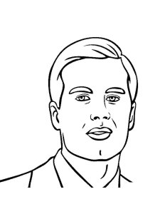 Tom Brady coloring page 5 - Free printable